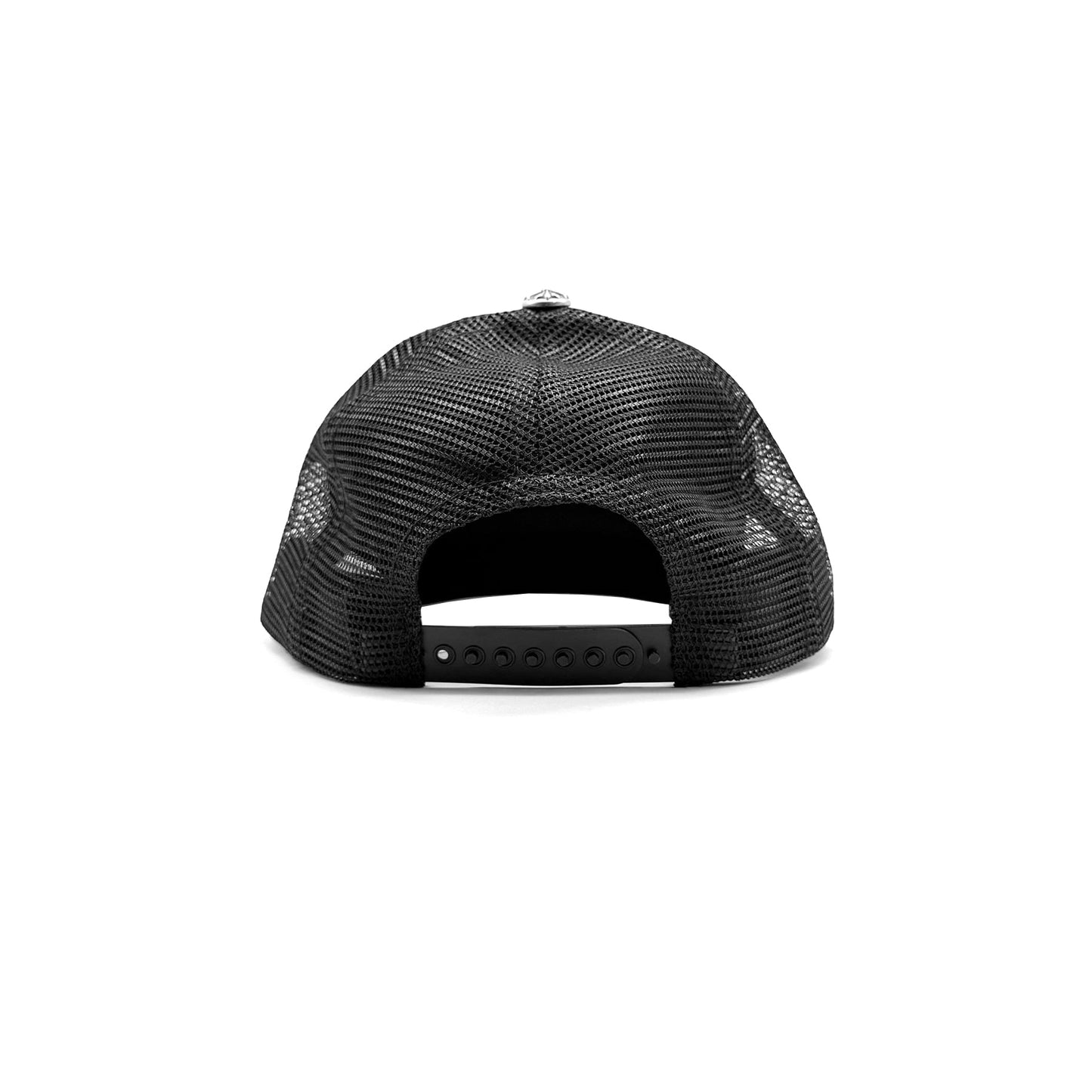 Chrome Hearts F U Embroidered Trucker Cap in Black