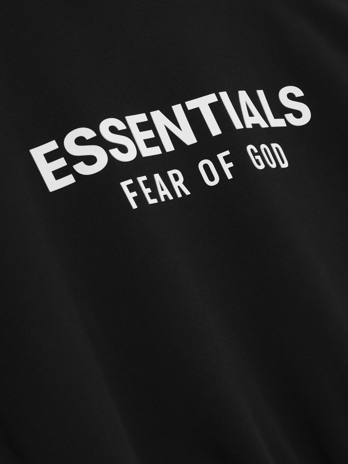 Fear of God Essentials Classic Core Fleece Hoodie Black BagAg
