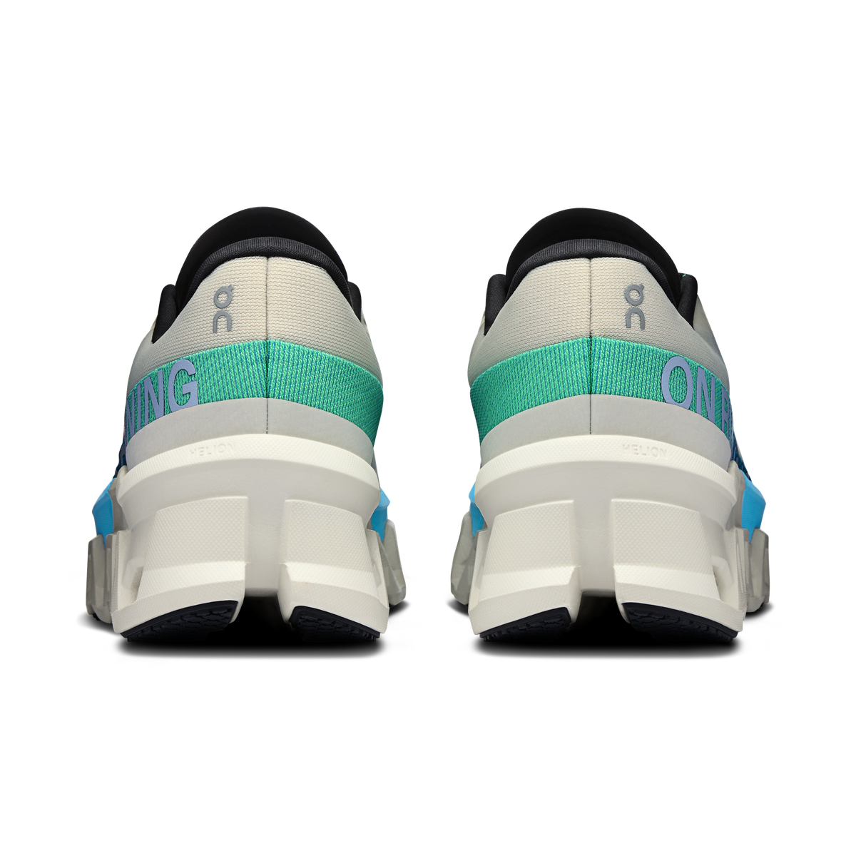 On Running Women's Cloudmonster 2 Shoes - Cream / Horizon On Running