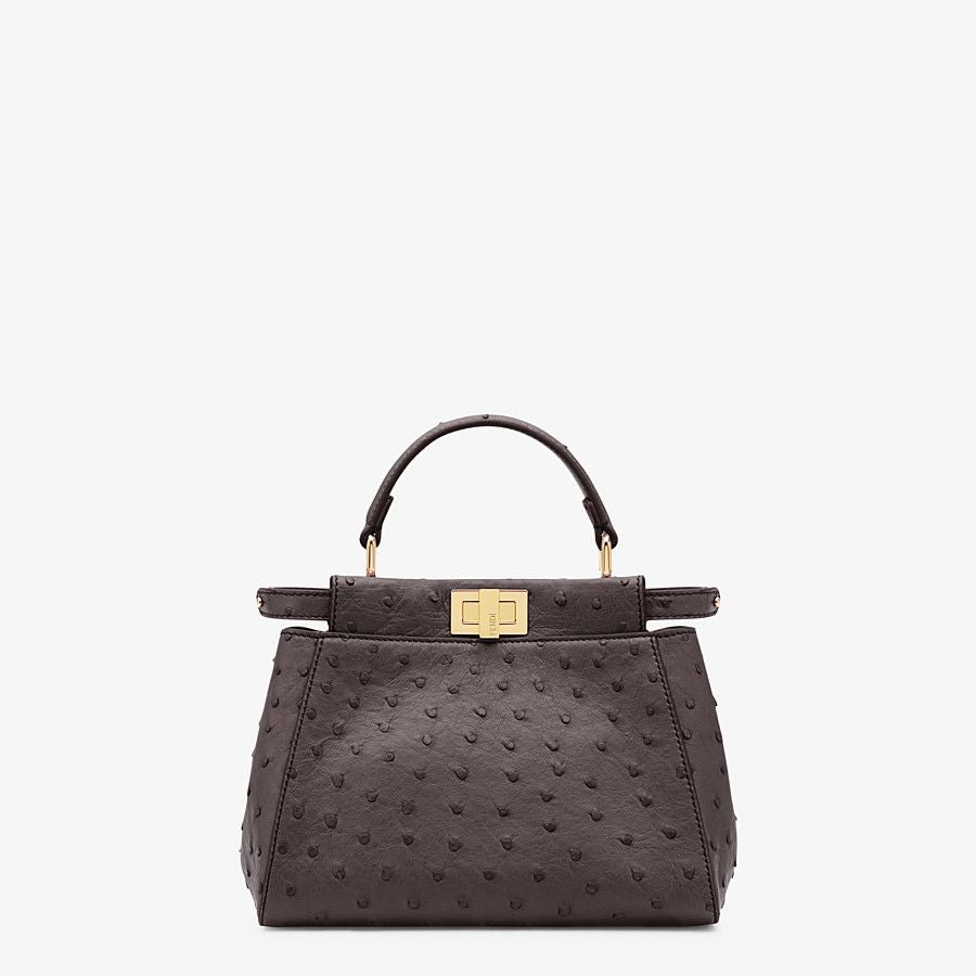Fendi Mini Ostrich Leather Bag Fendi