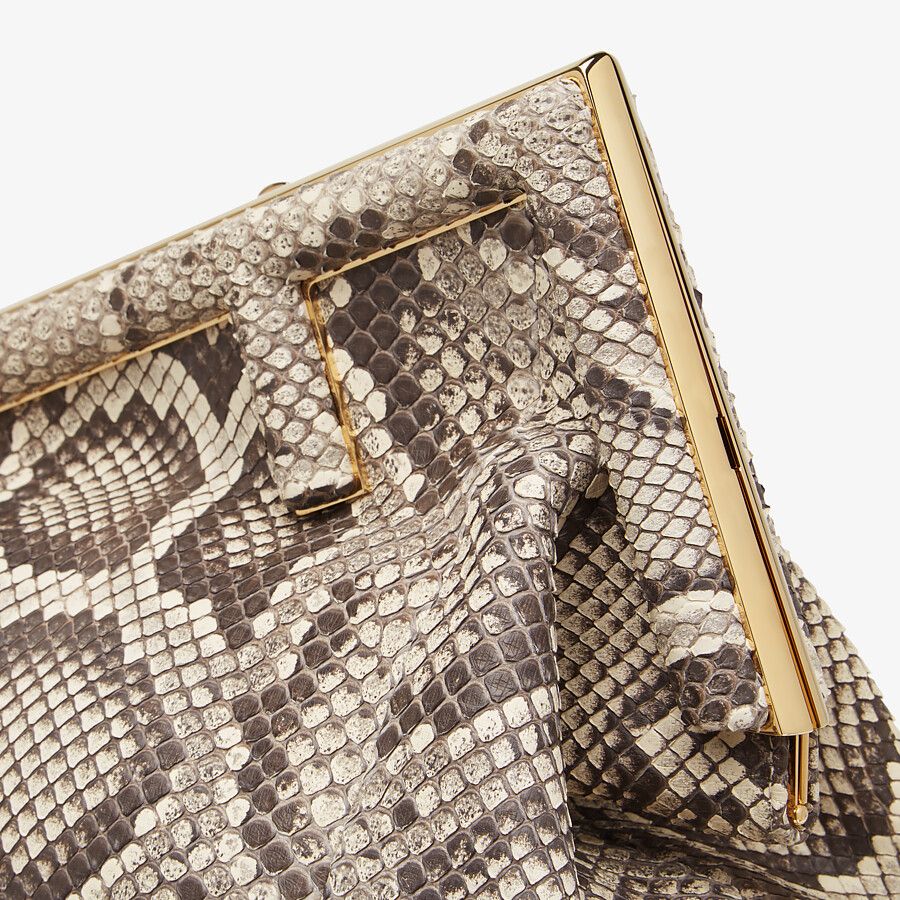 Fendi Medium Python Leather Bag Fendi