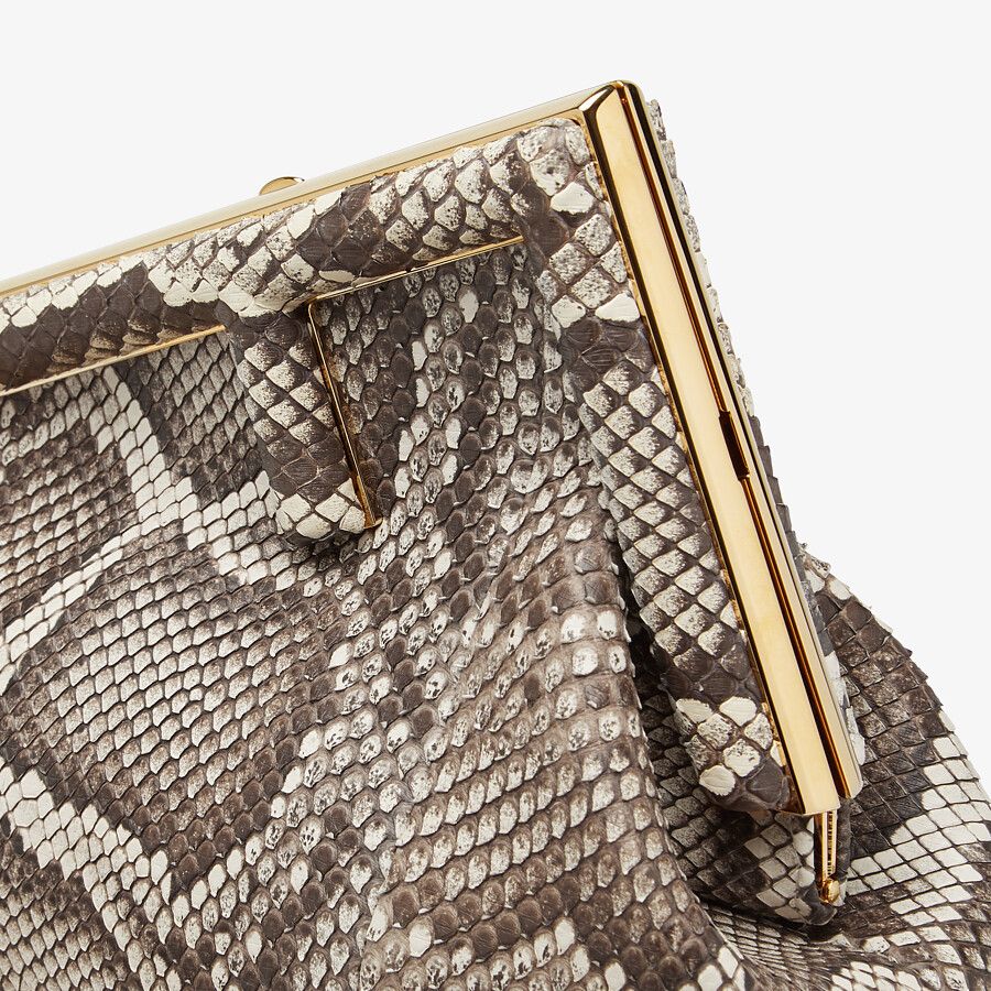 Fendi Small Natural Python Leather Bag Fendi