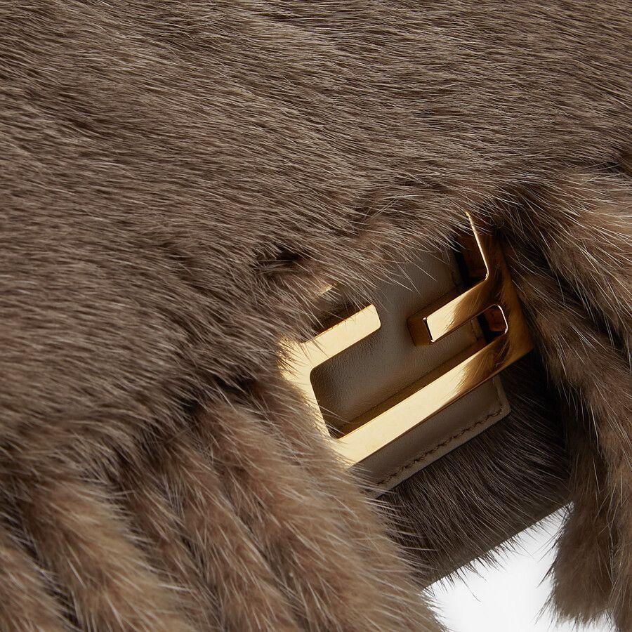 Fendi Mink Bag With Fringing Fendi