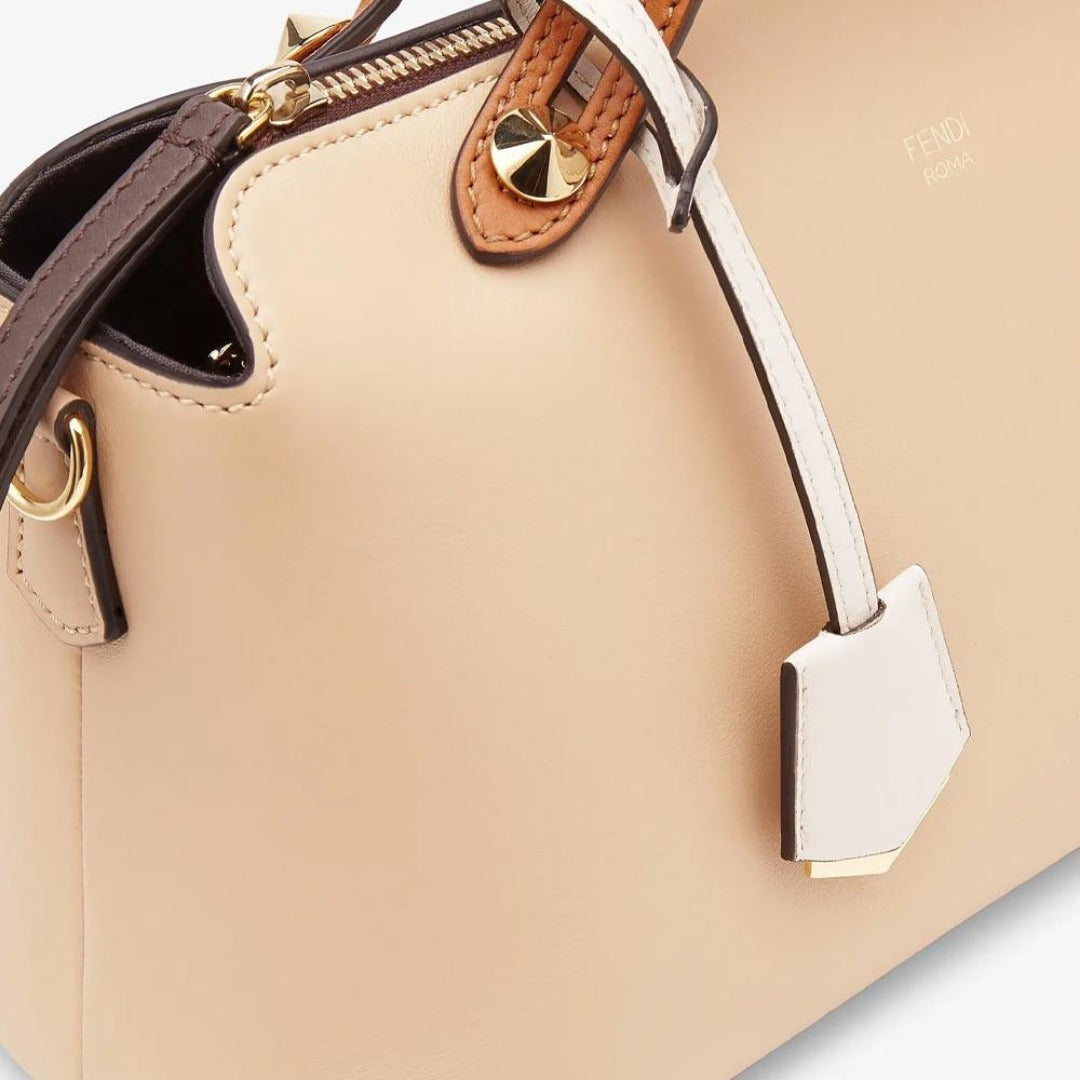 BY THE WAY MEDIUM Beige Leather Boston Bag Fendi