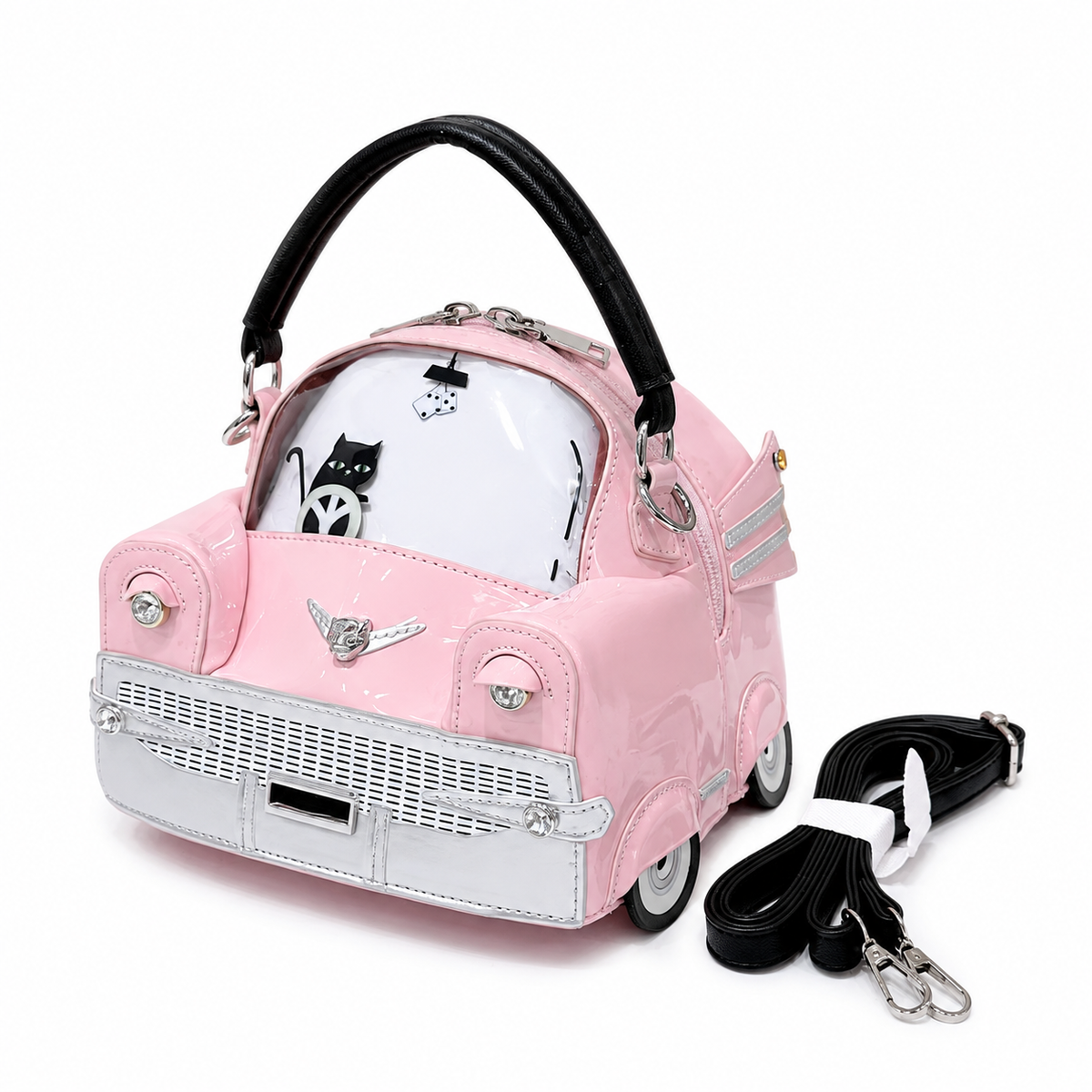 BagAg Woman Novelty Car Shaped Crossbody Handbag BagAg