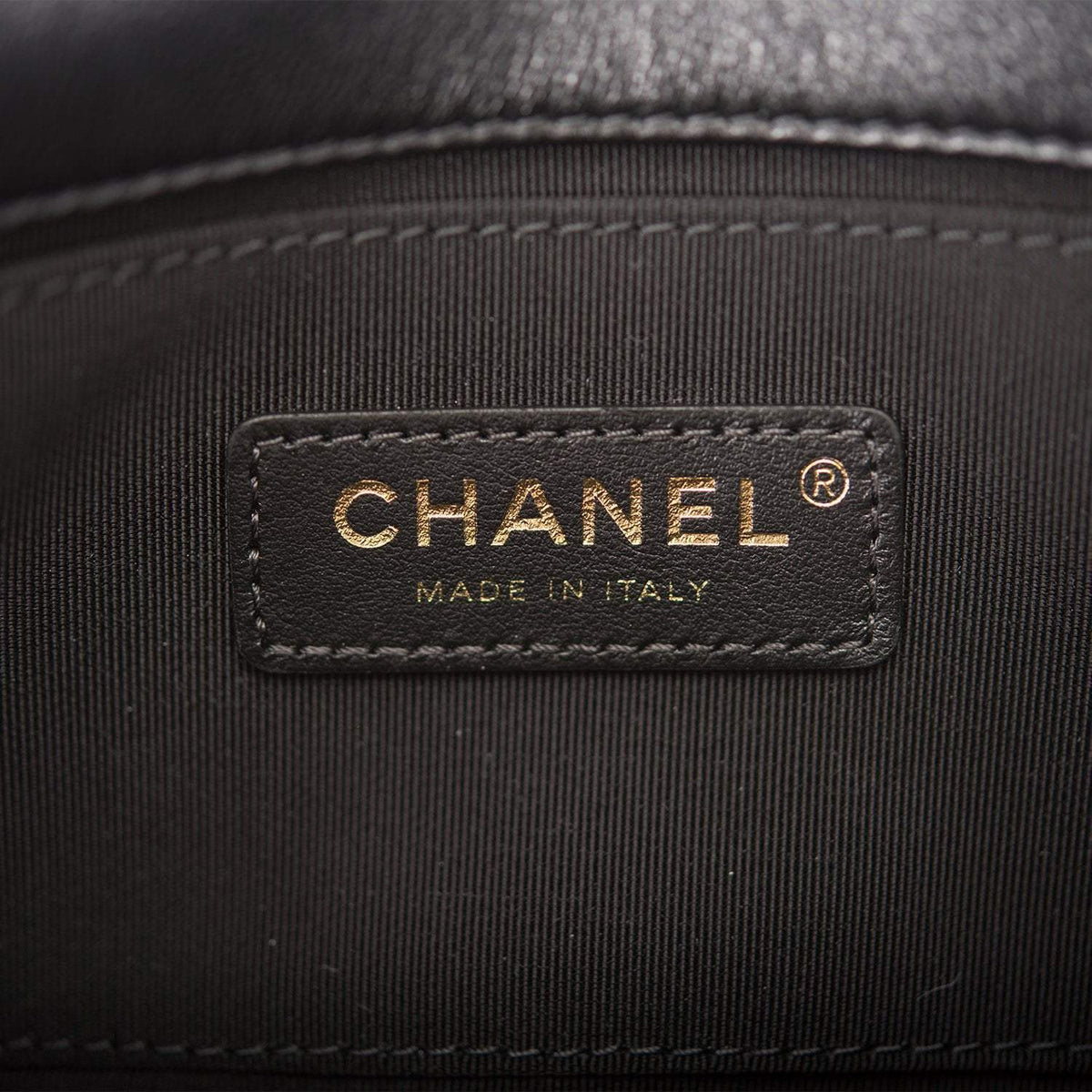 Chanel Entwined Chain Small Flap Bag Black Lambskin Light Gold Hardware Chanel