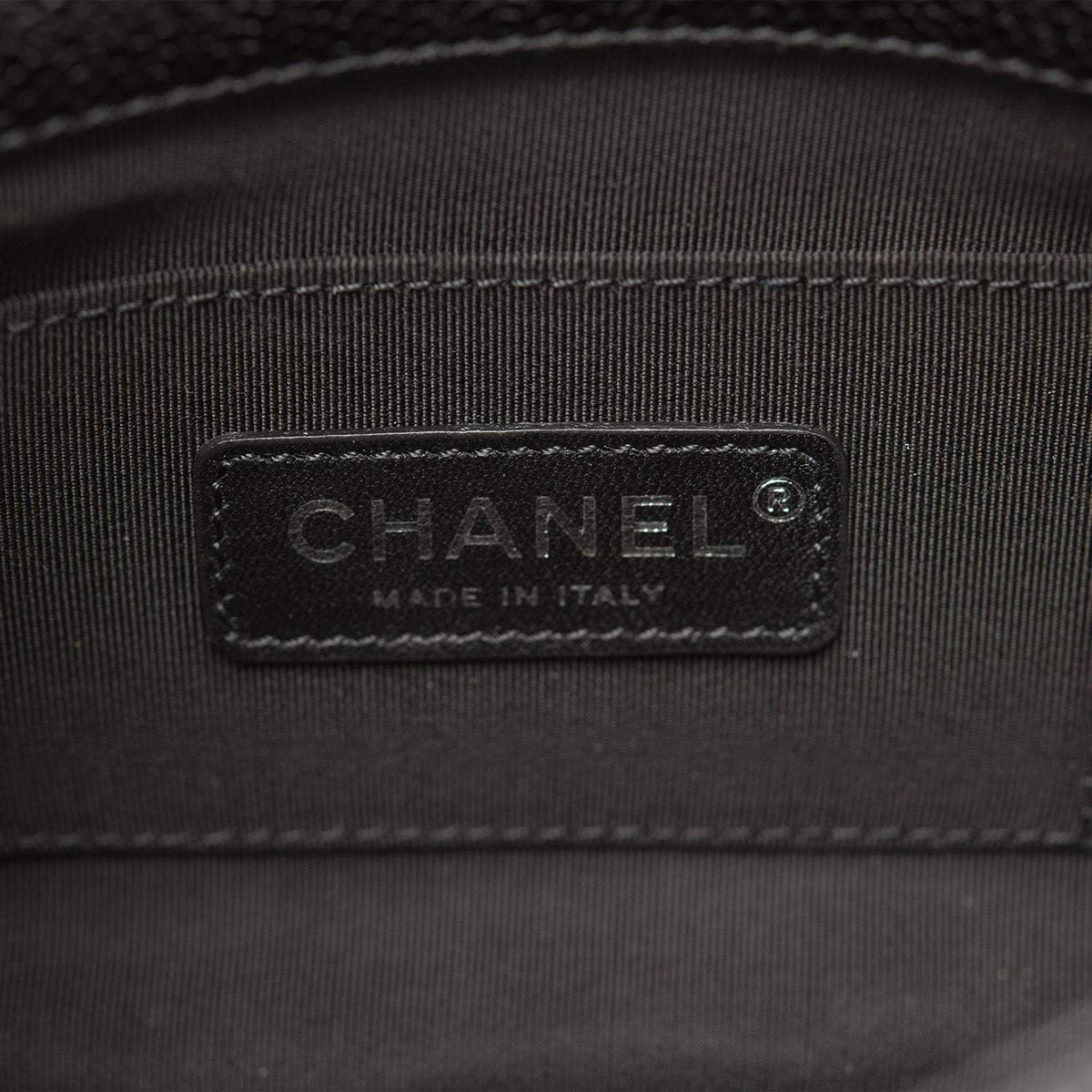 Chanel SO Black Incognito Quilted Caviar Square Mini Flap Bag Black Hardware Chanel