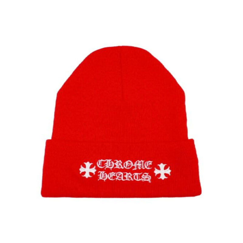Chrome Hearts Beanie in Red