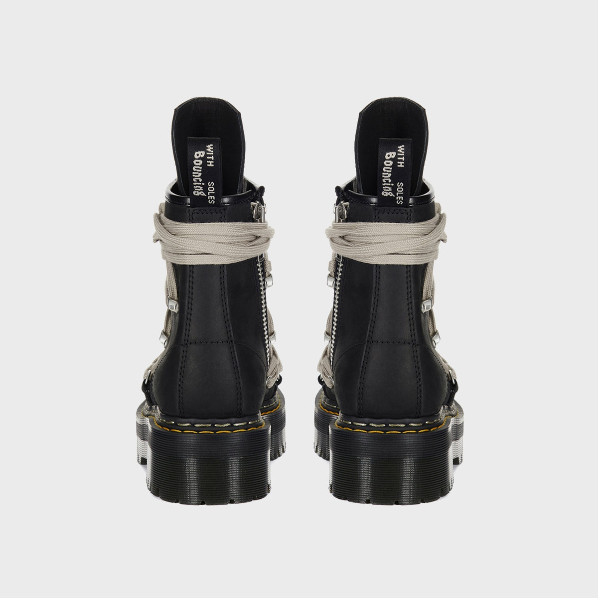 Dr. Martens x Rick Owens DRKSHDW 1460 Quad Sole Megalace® Boot - Black Dr. Martens