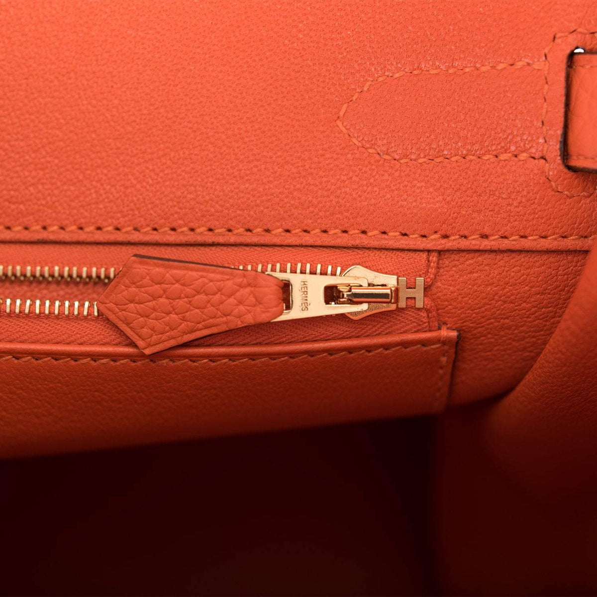 Hermes Feu Clemence Birkin 30cm Gold Hardware Hermes