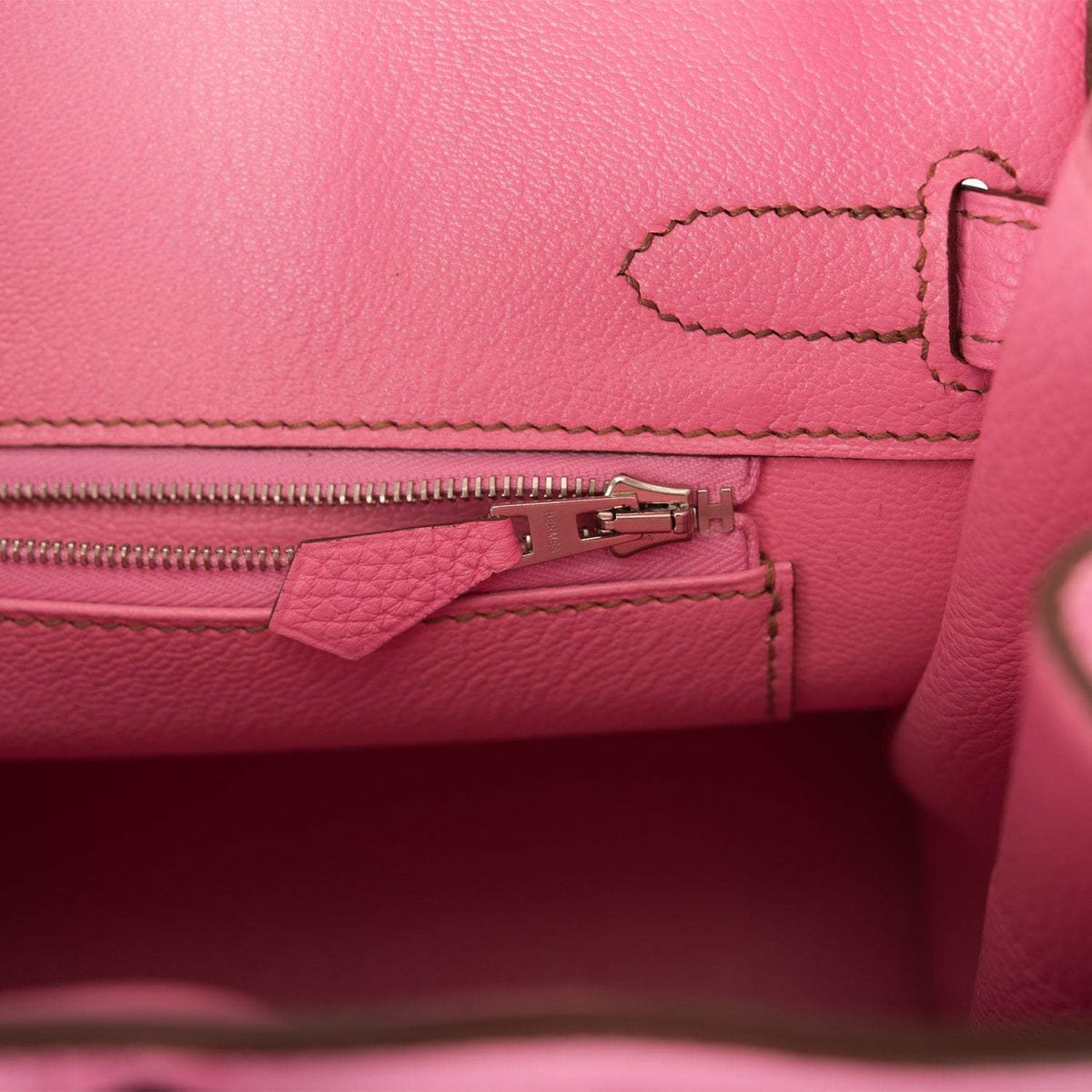 Hermes Bubblegum 5P Togo Birkin 30cm Palladium Hardware BagAg