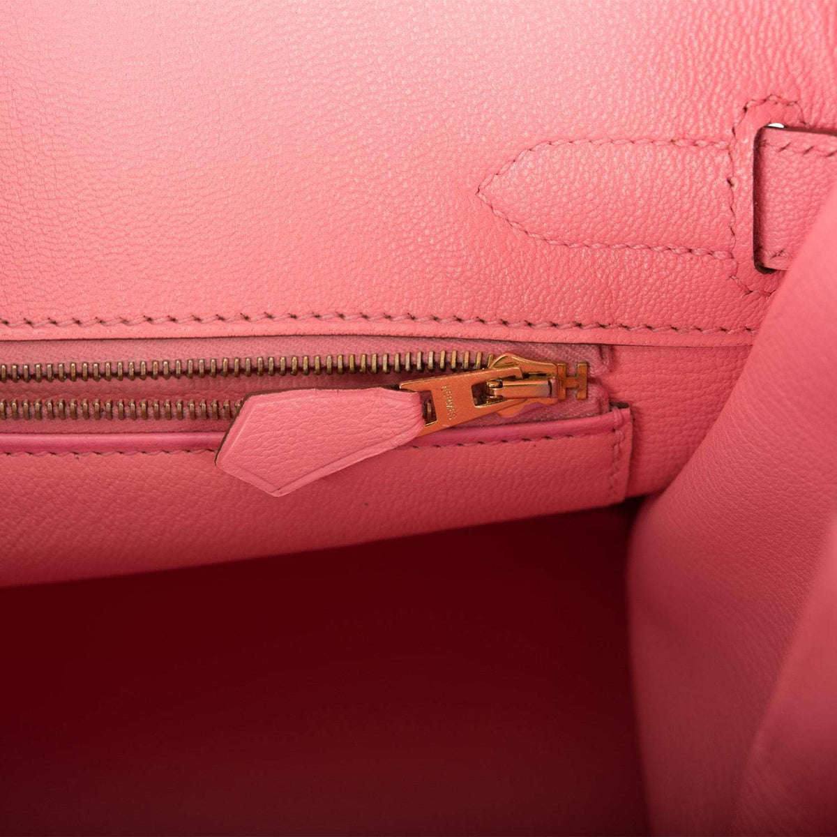 Hermes Rose Confetti Chevre Birkin 30cm Gold Hardware Deposit JW Hermes