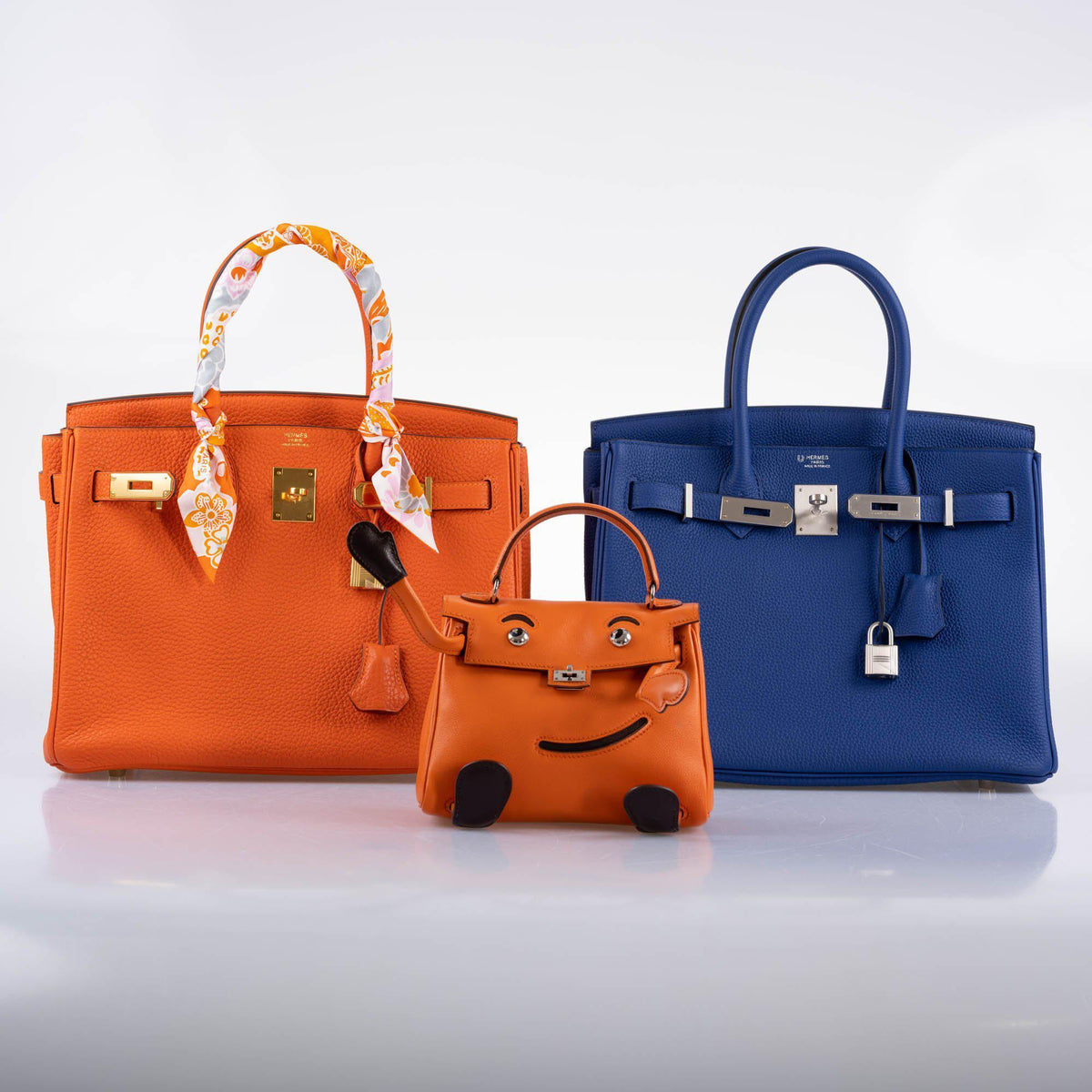 Hermes Birkin 30 Feu Togo Gold Hardware Hermes