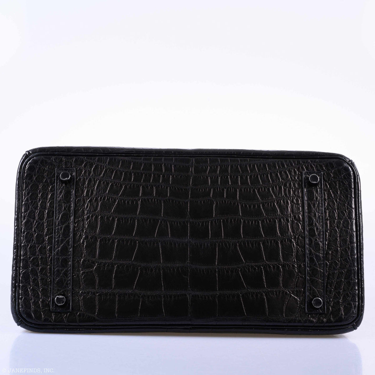 Hermes Birkin 35 SO BLACK Matte Alligator PVD Hardware Hermes