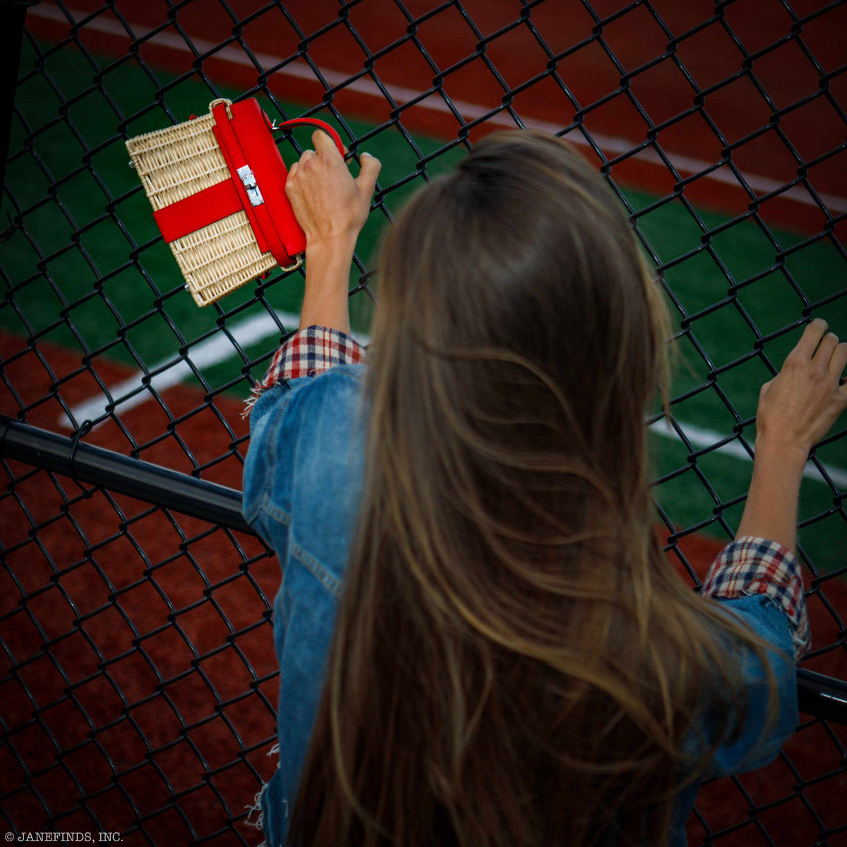 Hermes Kelly 20 Mini Picnic Rouge De Coeur, Swift & Osier Wicker Palladium Hardware Hermes