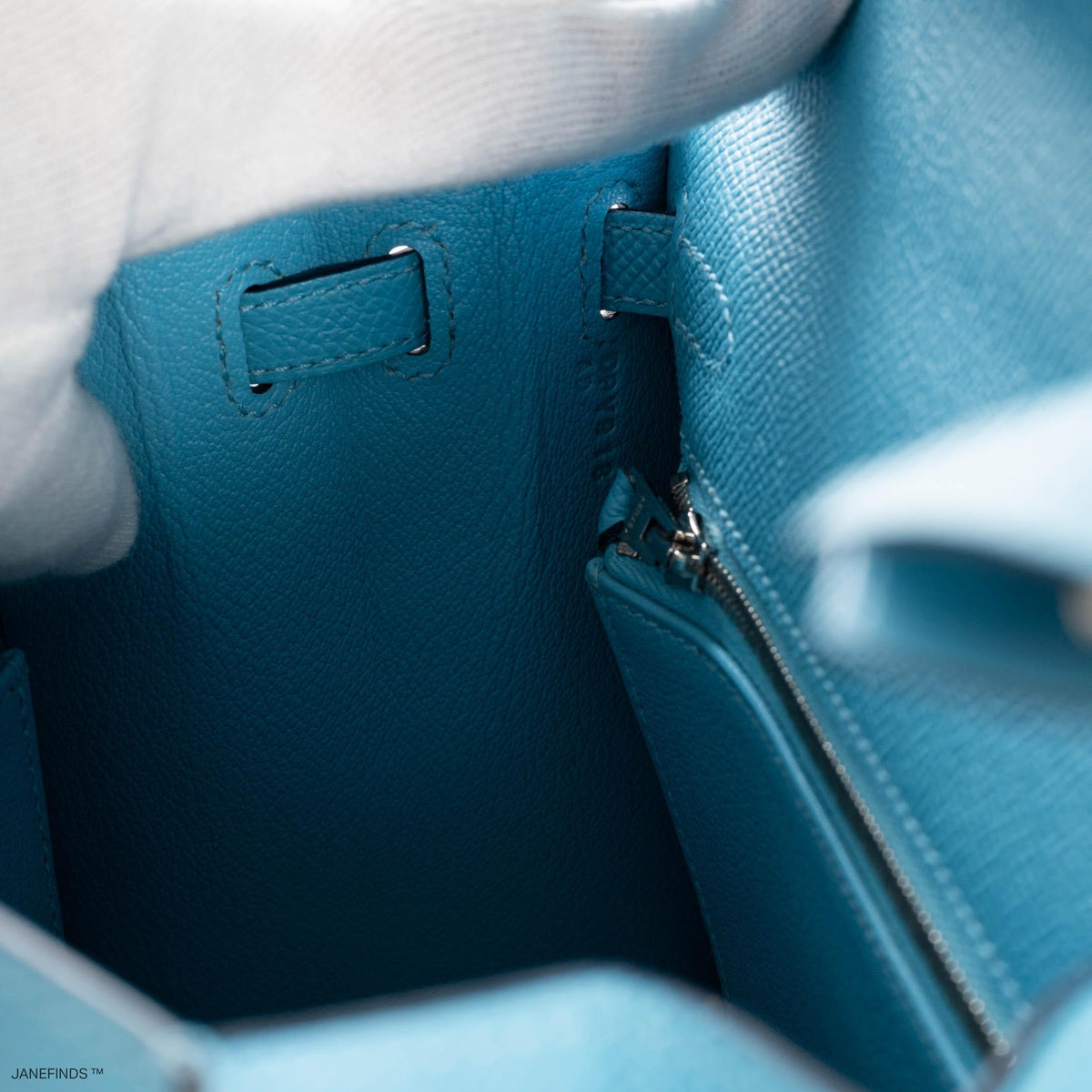 Hermes Kelly 25 Sellier Bleu du Nord Epsom leather Palladium Hardware Hermes