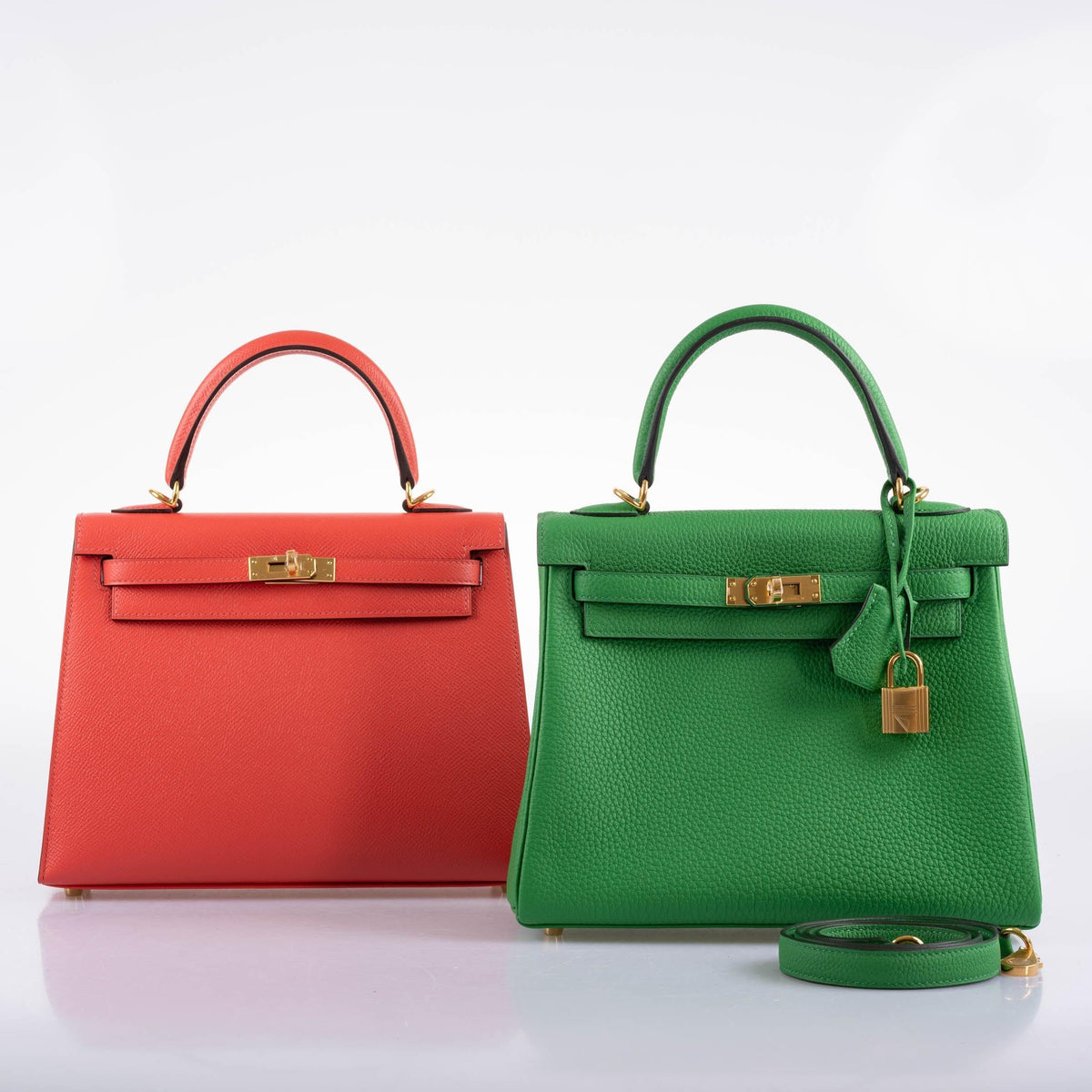 Hermes Kelly 25 Sellier Rose Jaipur Epsom Gold Hardware Hermes