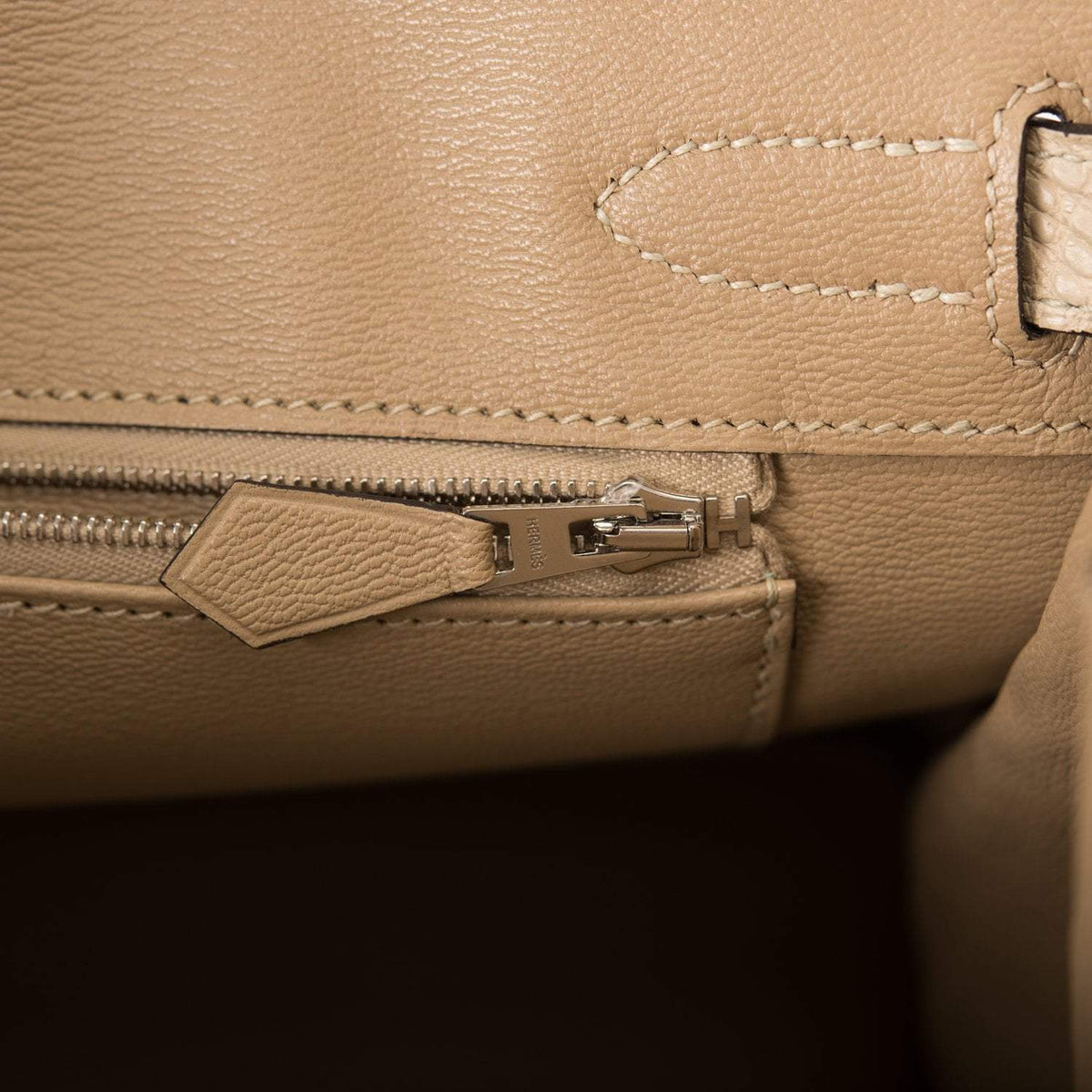 Hermes Trench Matte Alligator Birkin 30cm Palladium Hardware Crowned Bag