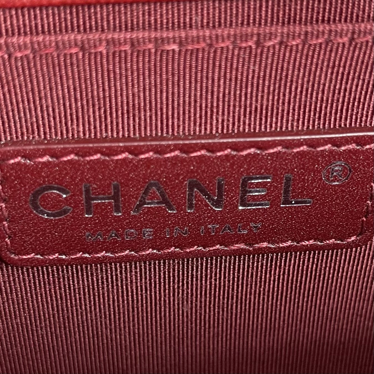 CHANEL Medium Boy Bag - Red Chanel