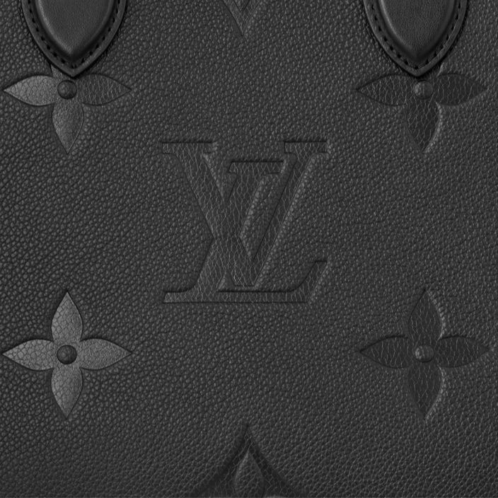 Louis Vuitton Wild At Heart OnTheGo MM Black Monogram Empreinte Leather M58522