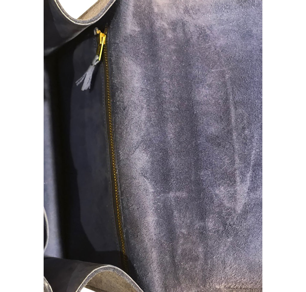 Hermès Constance 24 Vintage Navy Suede Bag GHW Crowned Bag