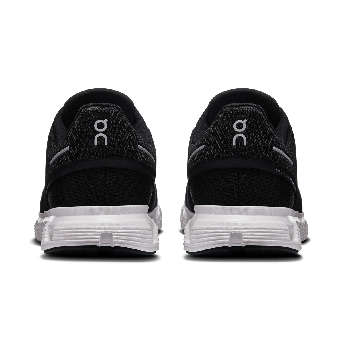 On Running Men's Cloud 6 Shoes - Black / White On Running