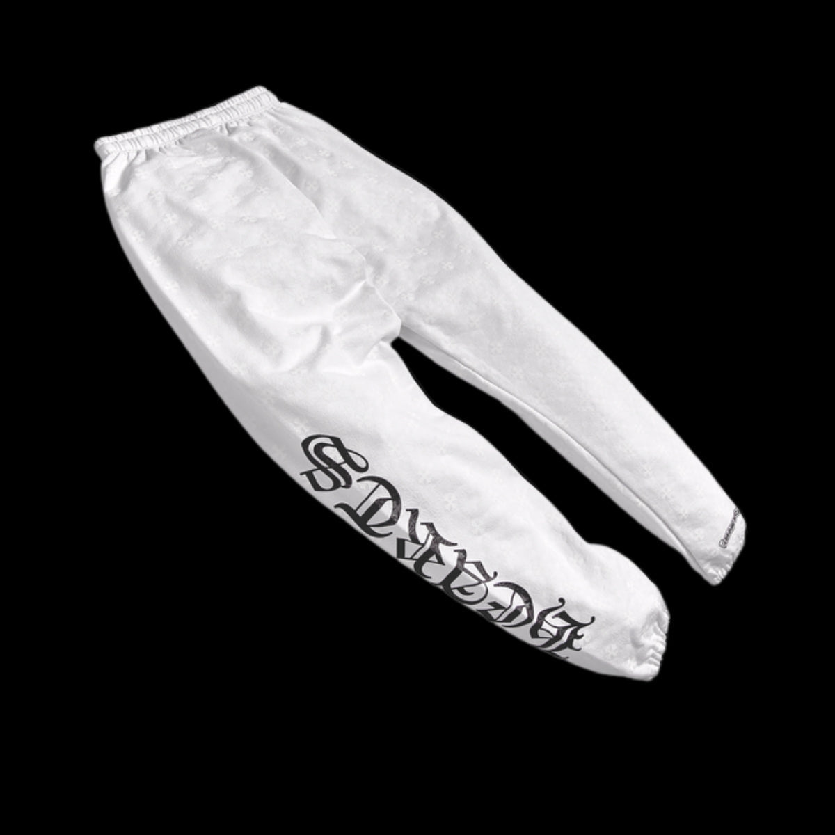 Chrome Hearts Plus Print Sweatpants in White