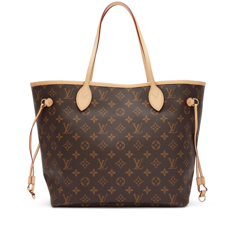 Ebene Brown Monogram Coated Canvas Neverfull GM Gold Hardware - Crowned Bag