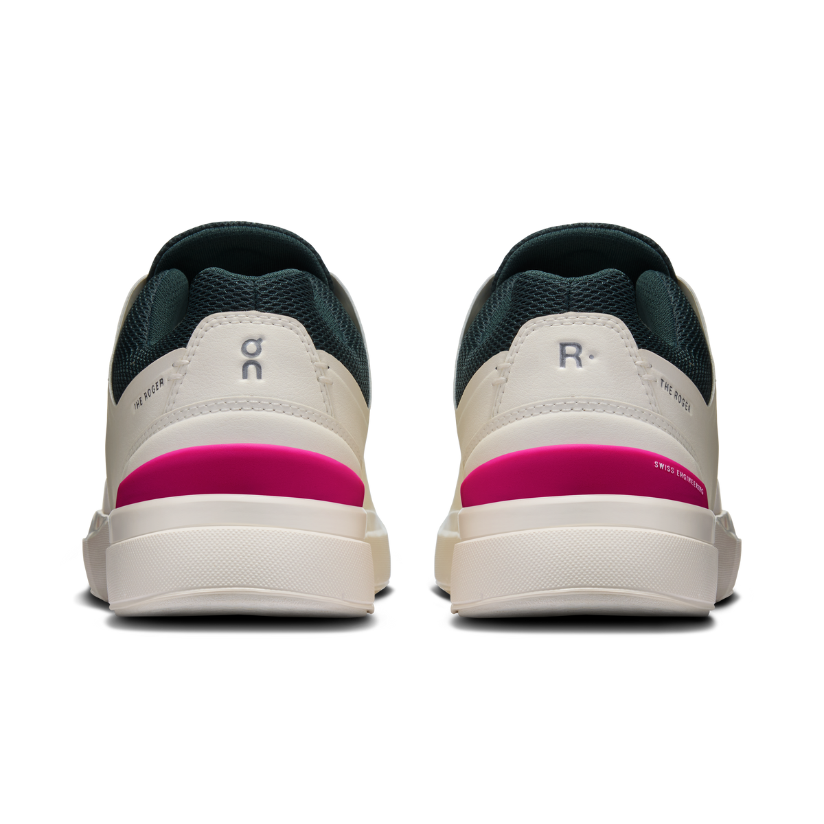 On Running Women's The Roger Advantage Shoes - Ivory / Pink On Running