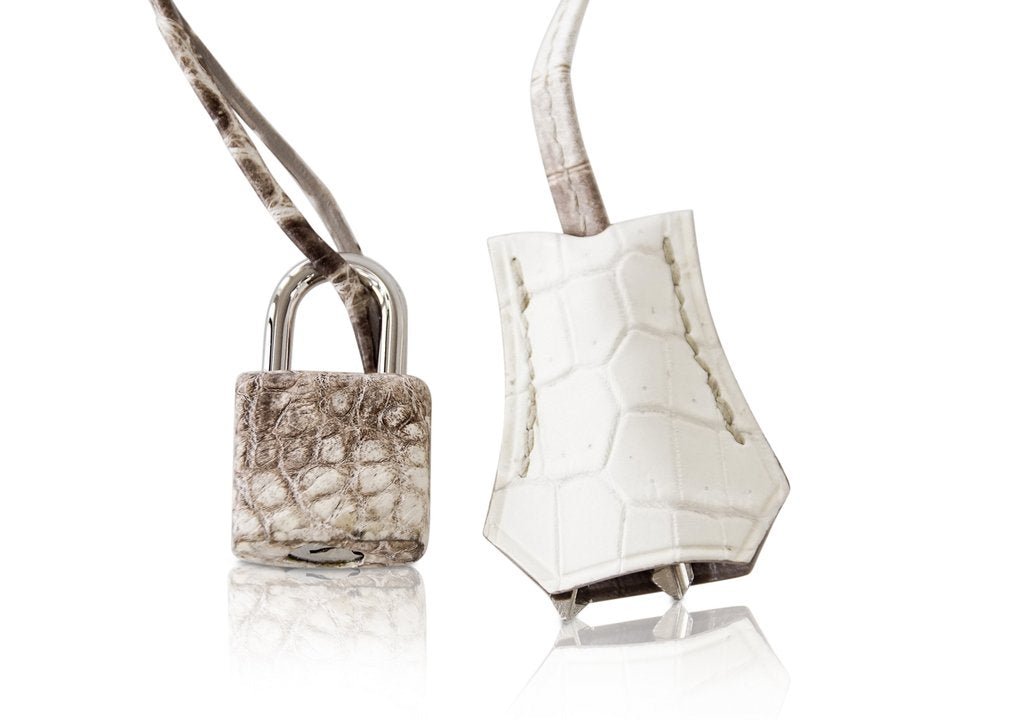 Hermès Birkin 30 Blanc Himalaya Crocodile PHW - Crowned Bag