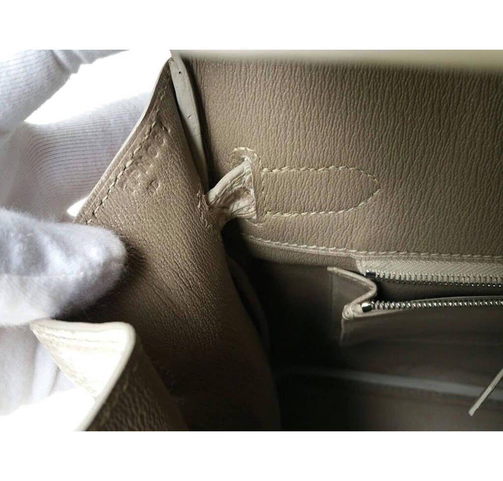 Hermès Birkin 30 Himalayan Niloticus Crocodile Bag - Crowned Bag