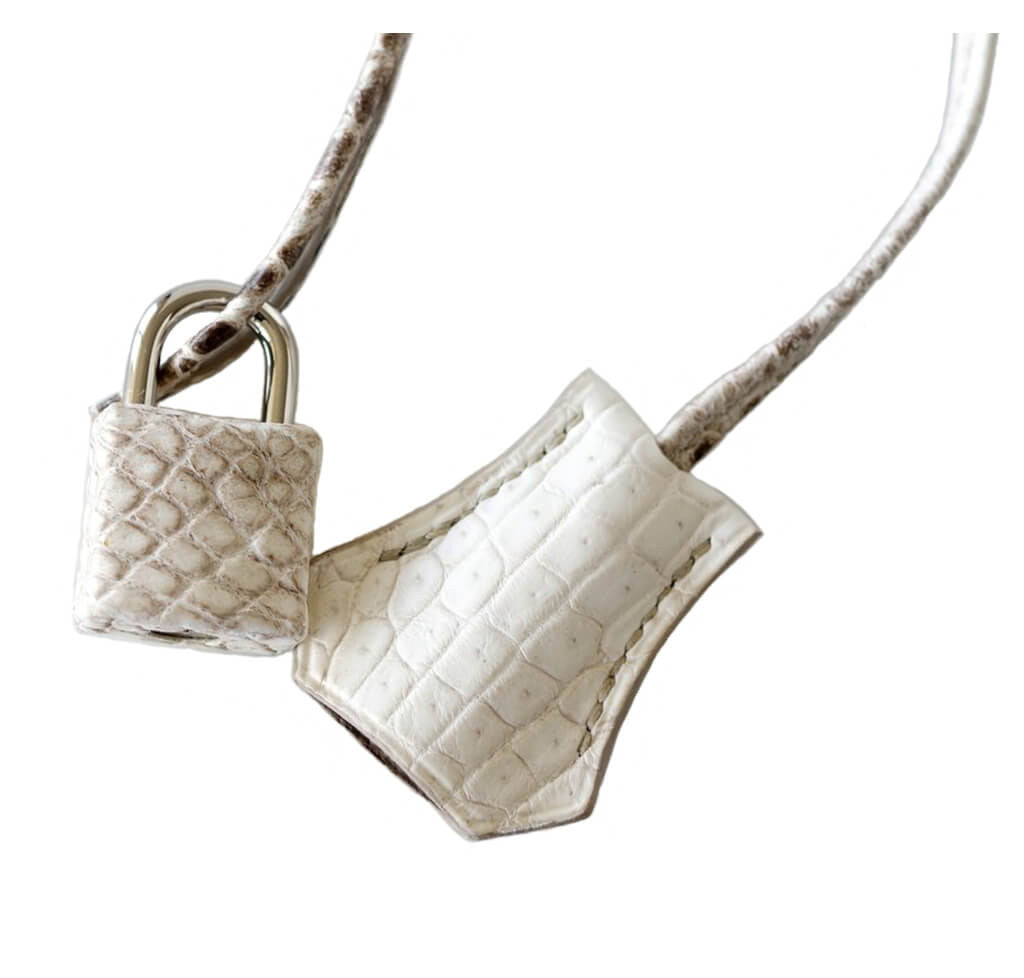 Hermès Himalayan Birkin 35 Blanc Bag PHW Crowned Bag