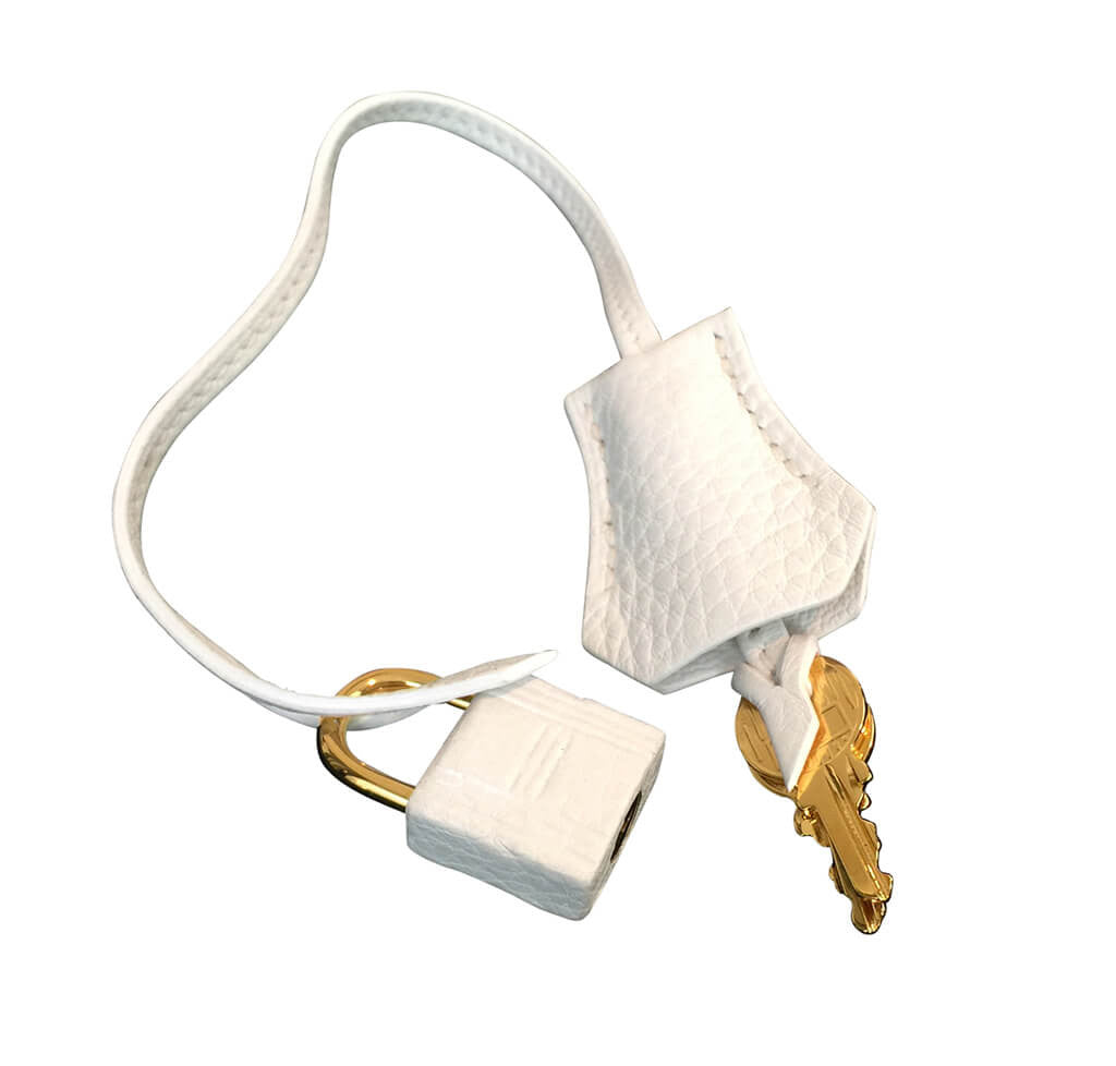 Hermès Birkin 35 Bag Blanc Taurillon Clemence Crowned Bag