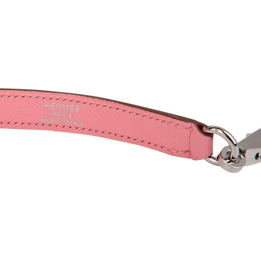Hermès Kelly Sellier 25 Pink Rose Confetti Epsom PHW Bag Crowned Bag