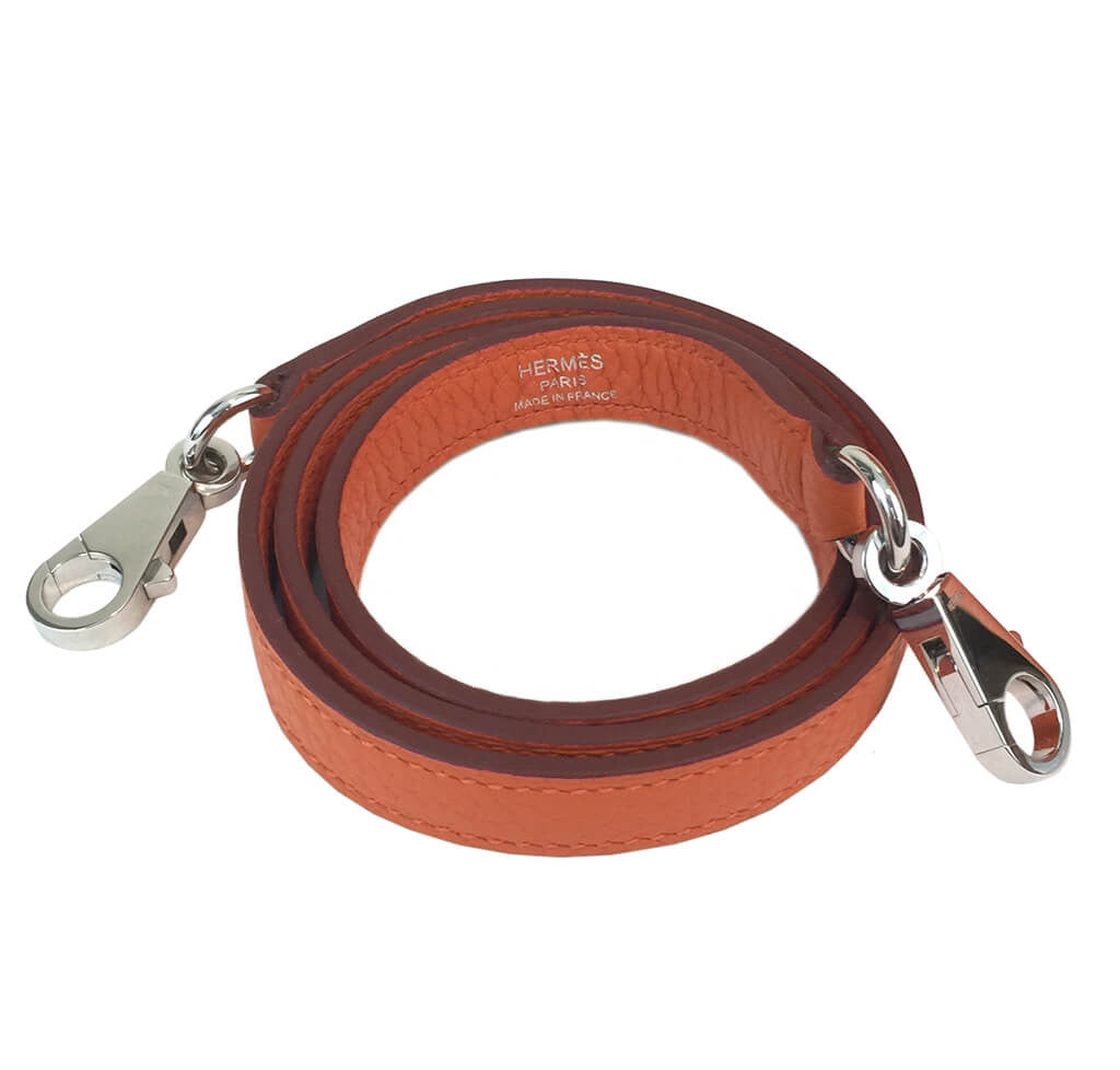 Hermès Orange Kelly Togo Bag 35cm Crowned Bag