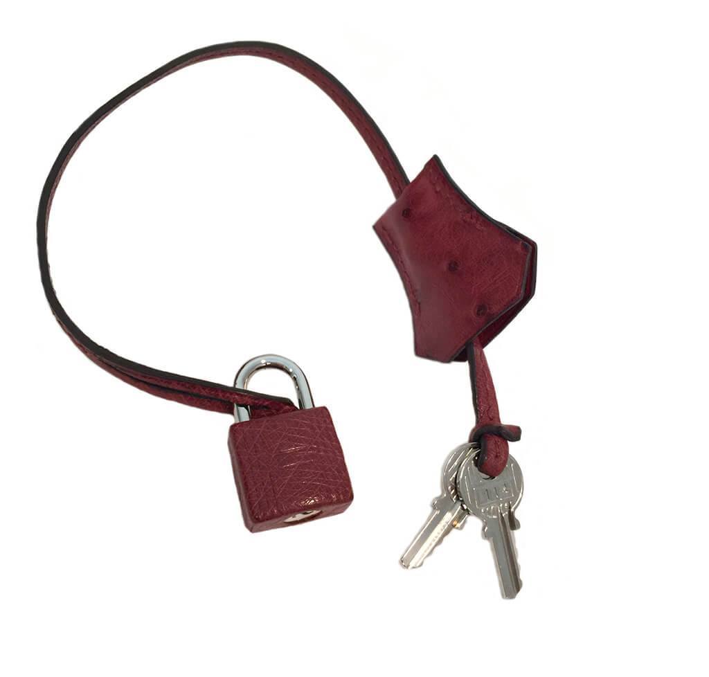 Hermès Ostrich Birkin 35 Rouge H Bag - Crowned Bag