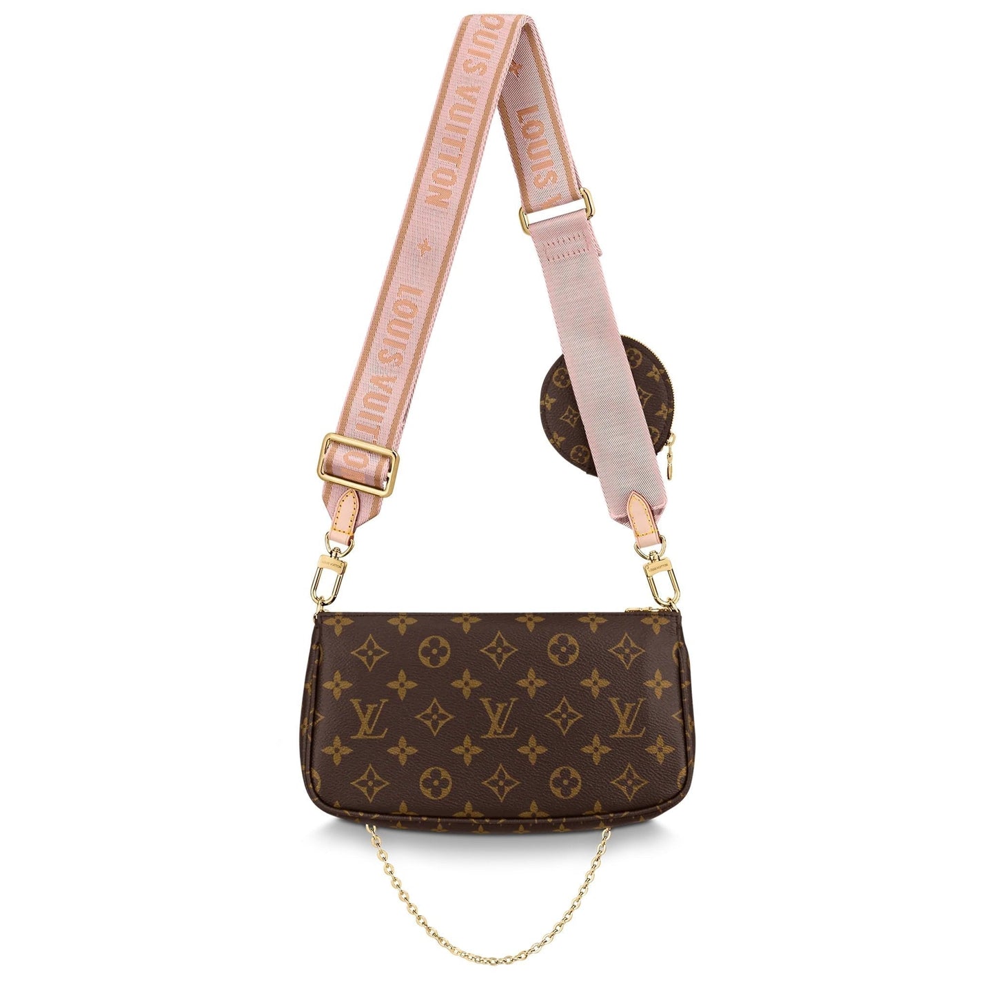 Louis Vuitton Multi Pochette Accessoires Monogram Pink