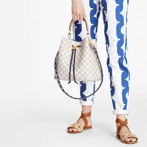Louis Vuitton Néonoé MM Damier Azur Bucket Bag