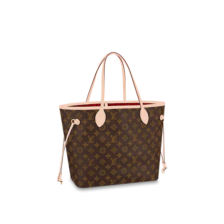 Louis Vuitton Neverfull MM Monogram Canvas Pivoine Pink Tote