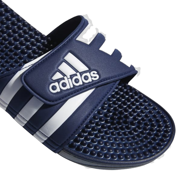 Adidas Men's Adissage Slides - Dark Blue / Cloud White / Dark Blue Adidas