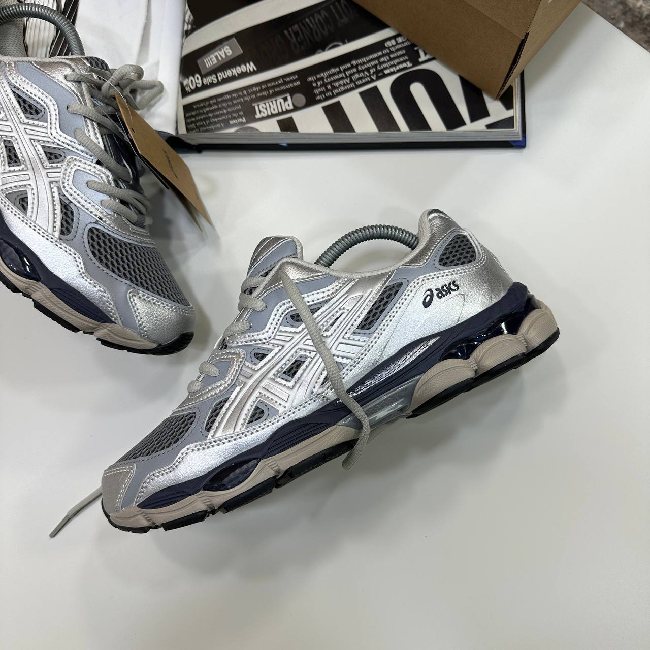 Asics Gel-NYC x Billy`s "Pure Silver" 1203A581-020 Trainers Men's Reps Sale UK Best Quality AAA Replica