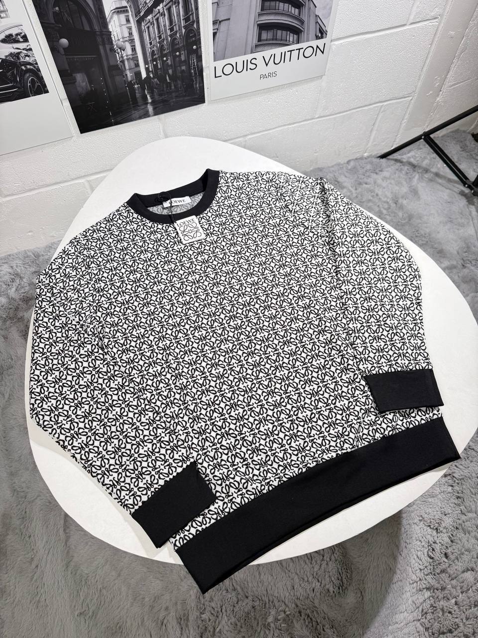 Loewe Oblique Motif Men's Women's Jumper in 2 Colors Reps UK Best Quality AAA Replica
