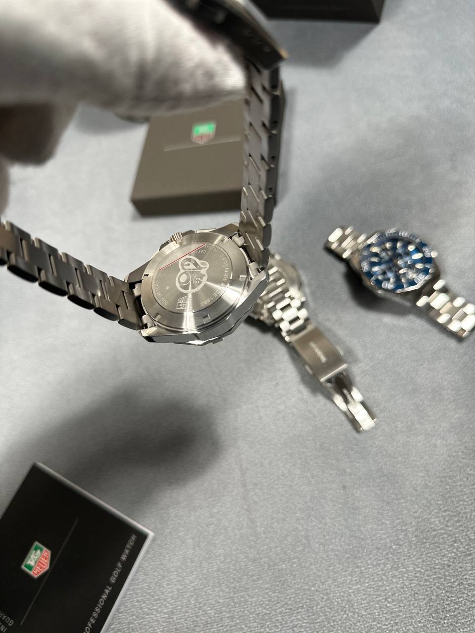 Tag Heuer Aquaracer Calibre Chronograph Dial Steel Strap Men's Watch in Different Dial Colors Reps UK Best Quality AAA Replica