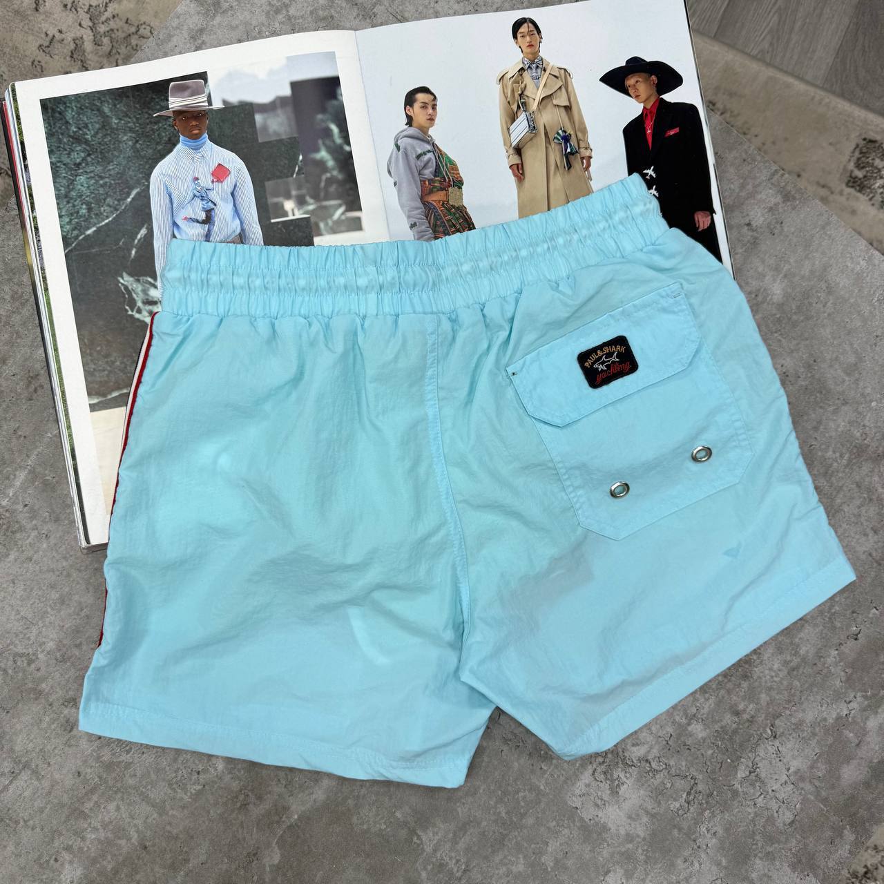 Paul & Shark Logo Patch Swim Shorts in Different Colors Men's Reps Sale UK Best Quality AAA Replica