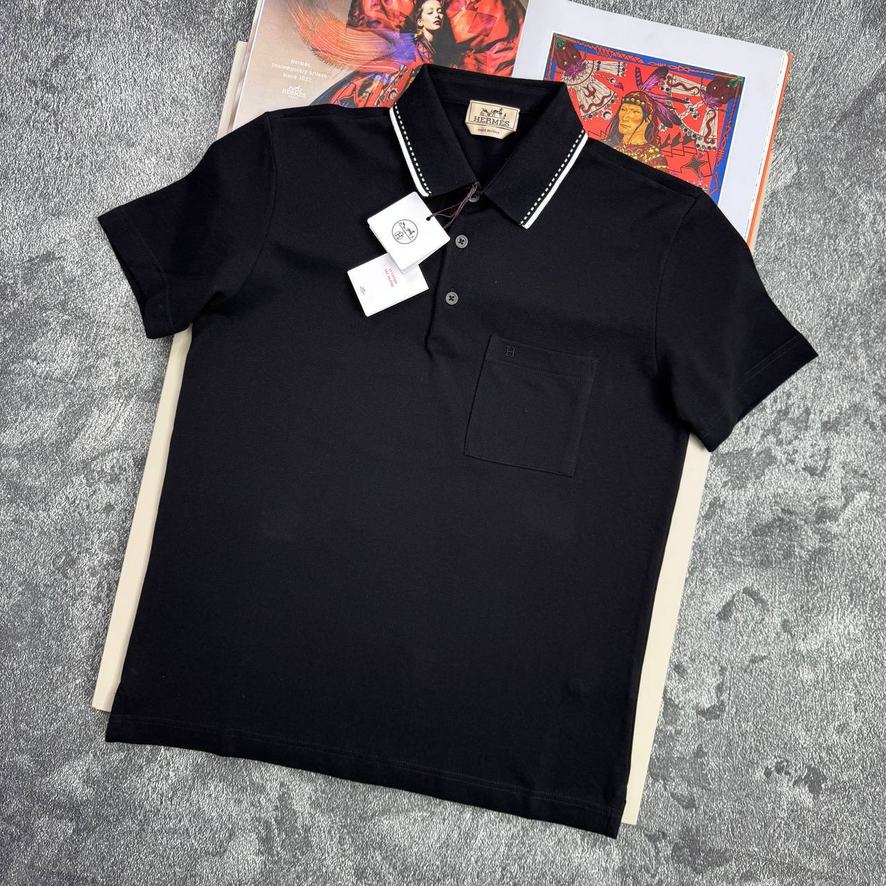 Hermès "Piqures Sellier" Short-Sleeve Polo Shirts Men's in Different Colors Reps Sale UK Best Sale Quality AAA Replica