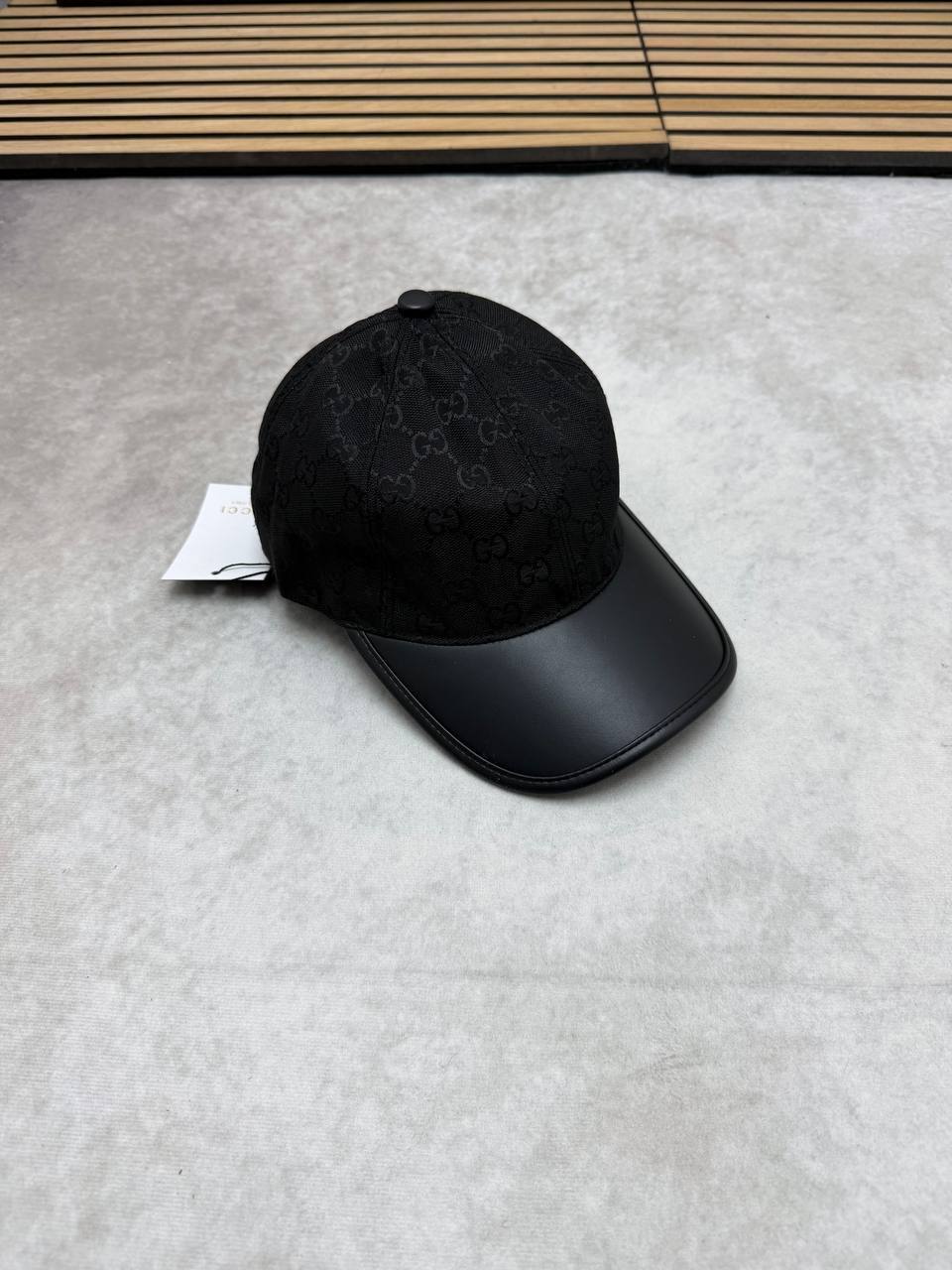 Gucci GG Canvas & Leather Visor Men's Reps Sale UK Best Quality AAA Replica