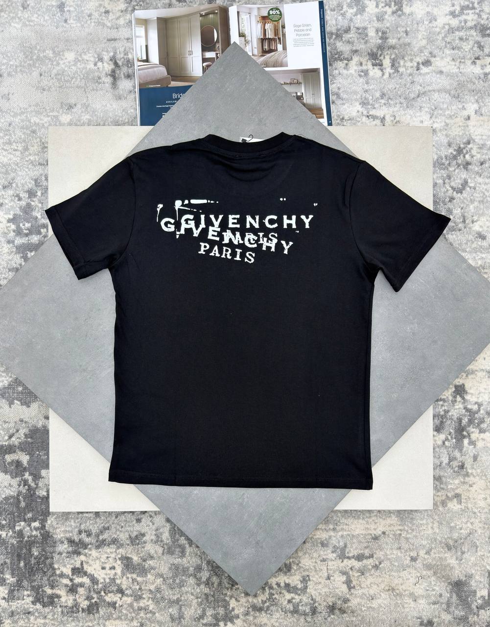 Givenchy Stamp Print Men's Women's T-Shirts in 2 Colors Reps Sale UK Best Quality AAA Replica