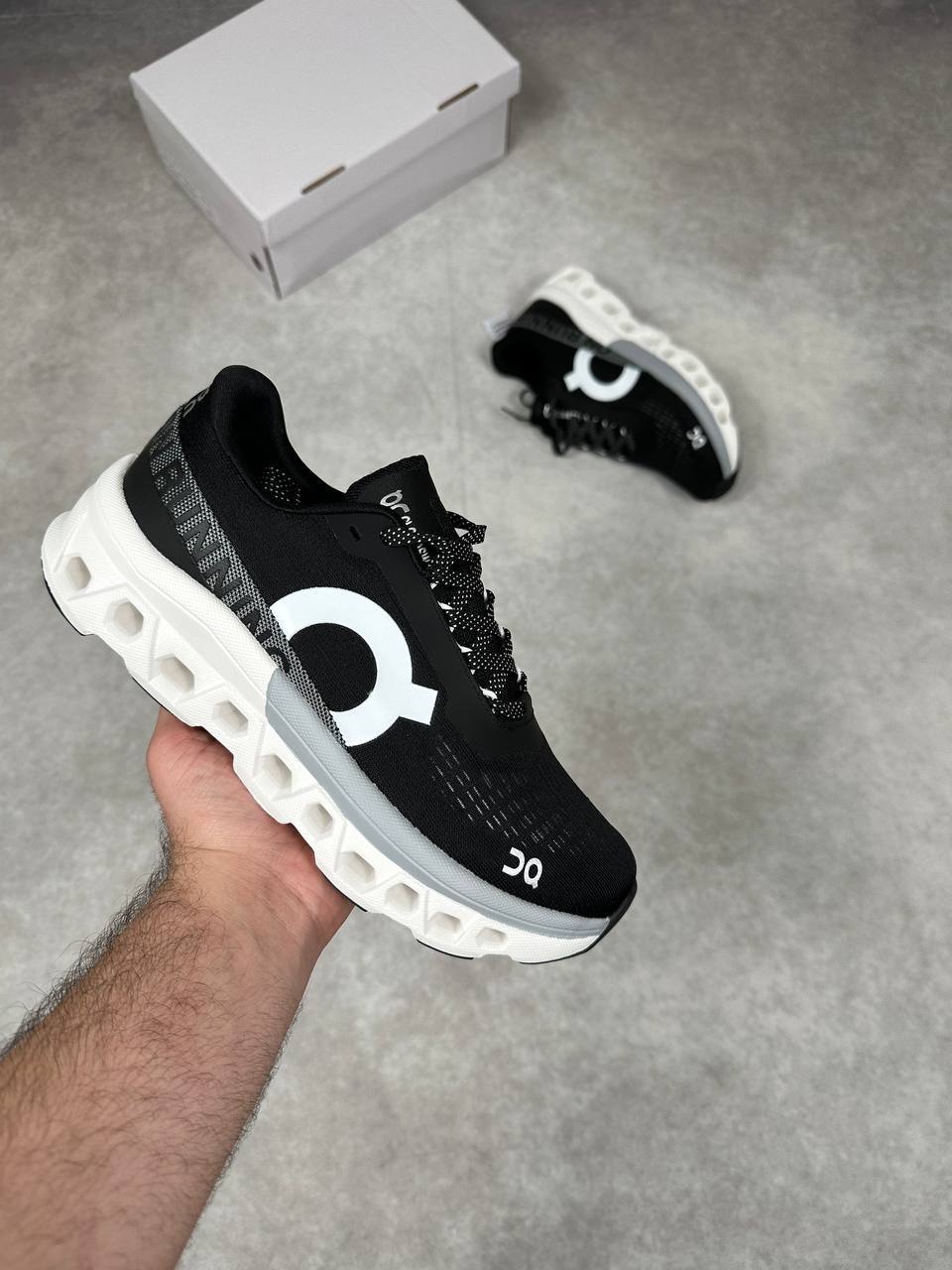 On Running Cloudmonster 2 'Black Frost' Trainers Men's Reps Sale UK Best Quality AAA Replica