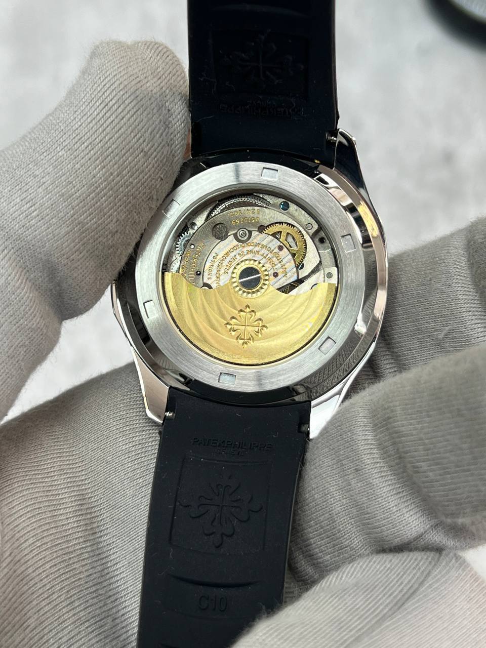 Patek Philippe Aquanaut 5167A-001 Men's Watch Stainless Steel Black Dial & Black Composite Strap UK Best Quality AAA Reps