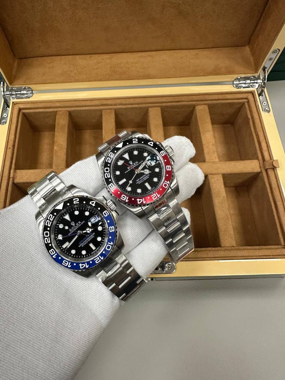 Rolex GMT-Master II Men's Watches Pepsi vs Batman in 2 Different Colors UK Best Quality AAA Reps